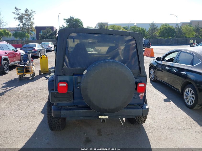 2000 Jeep Wrangler Sport VIN: 1J4FA49S8YP725684 Lot: 43165217