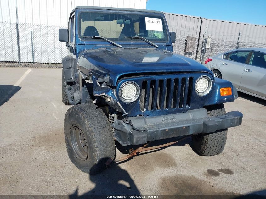2000 Jeep Wrangler Sport VIN: 1J4FA49S8YP725684 Lot: 43165217