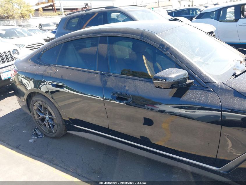 2023 BMW I4 Edrive35 VIN: WBY43AW0XPFP87471 Lot: 43165220