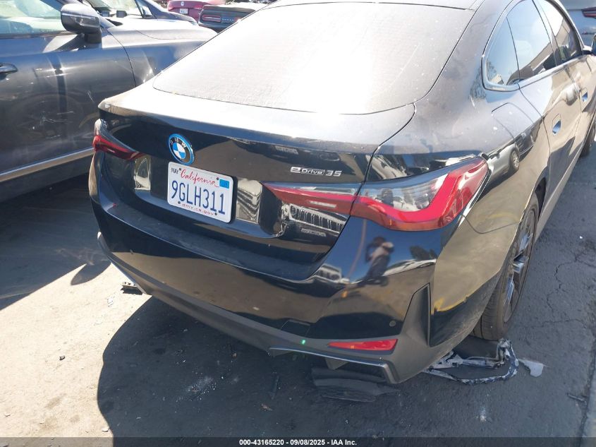 2023 BMW I4 Edrive35 VIN: WBY43AW0XPFP87471 Lot: 43165220