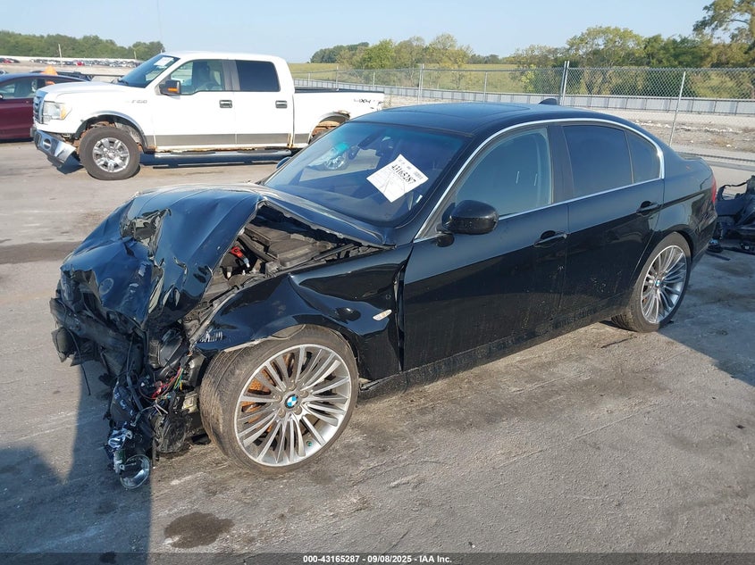 2010 BMW 335D black sedan diesel WBAPN7C57AA778661 photo #3