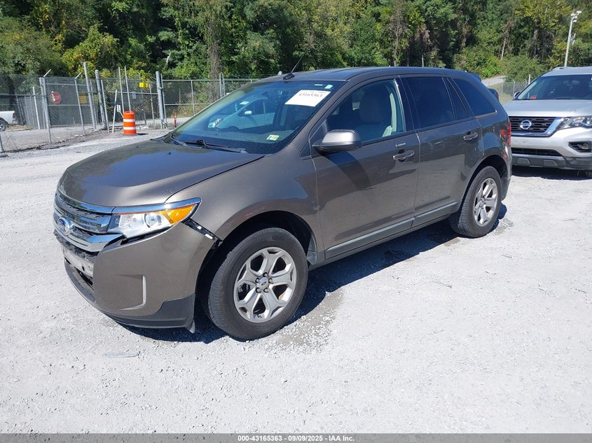 Vin: 2fmdk3jc9cba52327, lot: 43659733, ford edge sel 20122