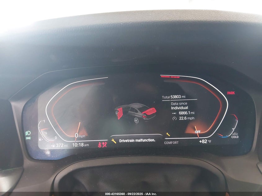 2022 BMW 330I - 3MW5R1J08N8C69101