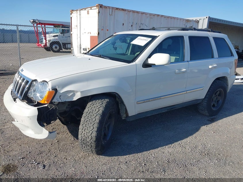 2008 Jeep Grand Cherokee Limited white other gasoline 1J8HR58238C119112 photo #3