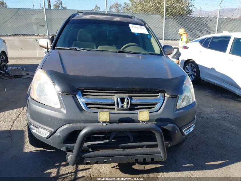 2003 Honda Cr-V Ex VIN: JHLRD78893C035091 Lot: 43165462