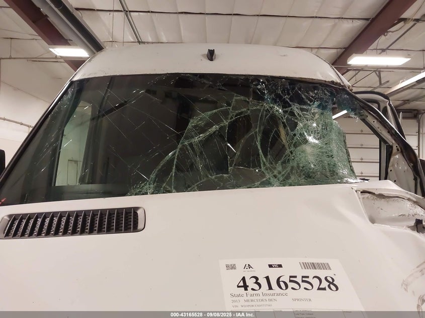 2013 Mercedes-Benz Sprinter 2500 High Roof VIN: WD3PE8CC6D5737565 Lot: 43165528