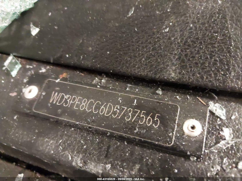 2013 Mercedes-Benz Sprinter 2500 High Roof VIN: WD3PE8CC6D5737565 Lot: 43165528