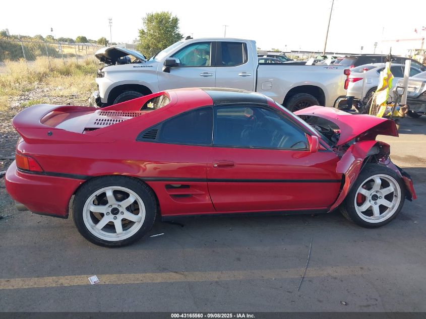 1991 Toyota Mr2 Sport Roof VIN: JT2SW21N2M0002179 Lot: 43165560