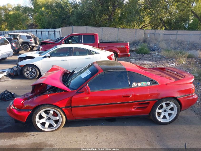 1991 Toyota Mr2 Sport Roof VIN: JT2SW21N2M0002179 Lot: 43165560