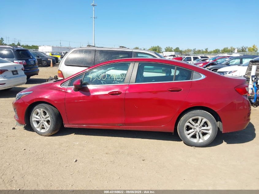 2019 Chevrolet Cruze Lt VIN: 1G1BE5SM9K7134886 Lot: 43165622