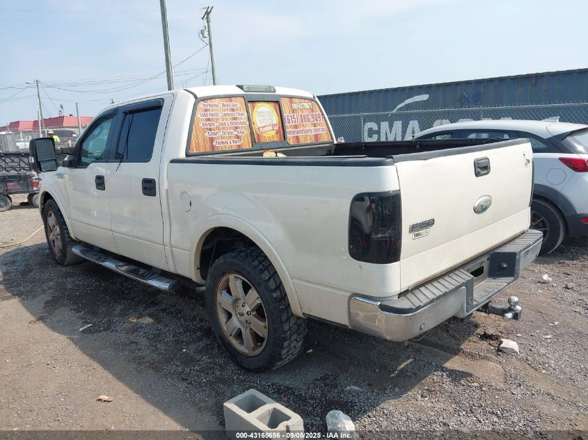 2008 Ford F-150 VIN: 1FTPW12V78FA94477 Lot: 43165656