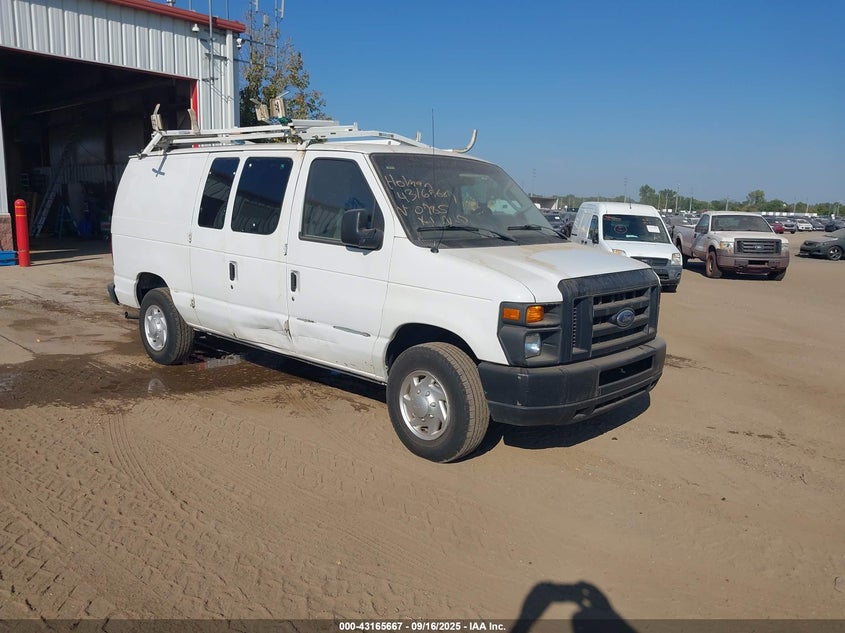 2011 Ford E-250 Commercial white van gasoline 1FTNE2EL1BDA70785 photo #1