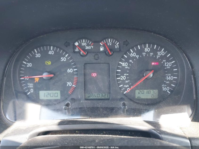 2003 Volkswagen Jetta Gls 2.0L VIN: 3VWSK69M63M007948 Lot: 43165781