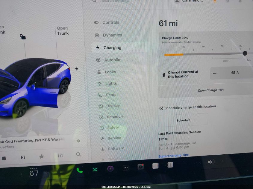 2024 Tesla Model Y Long Range Dual Motor All-Wheel Drive/Rwd VIN: 7SAYGDED2RF169875 Lot: 43165941