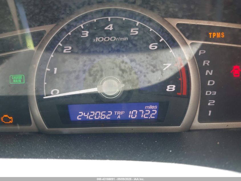 2008 Honda Civic Lx VIN: 2HGFA16528H518510 Lot: 43166091