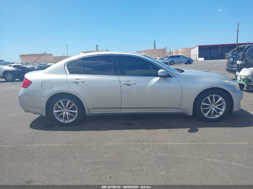 2008 Infiniti G35 VIN: JNKBV61E08M222841 Lot: 43166120