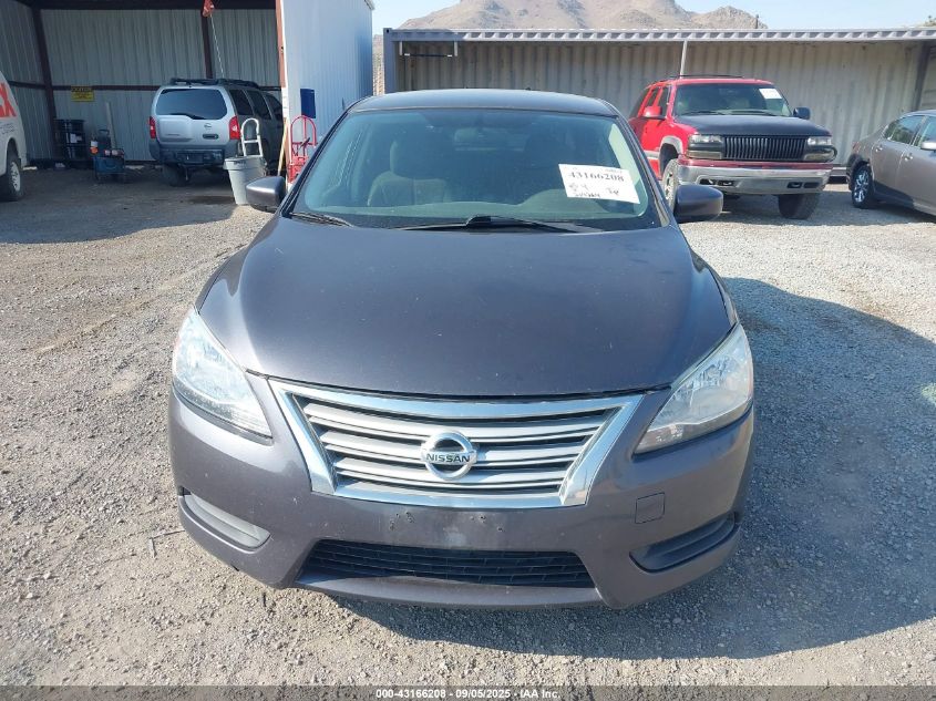 2015 Nissan Sentra Fe+ S/S/Sl/Sr/Sv VIN: 3N1AB7APXFL654828 Lot: 43166208