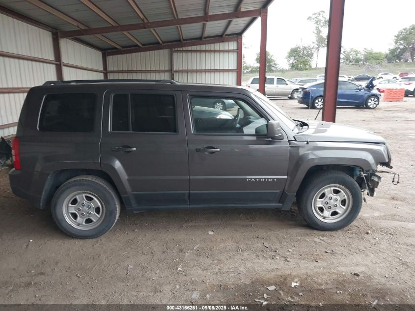 2016 Jeep Patriot Sport VIN: 1C4NJPBA8GD675423 Lot: 43166261