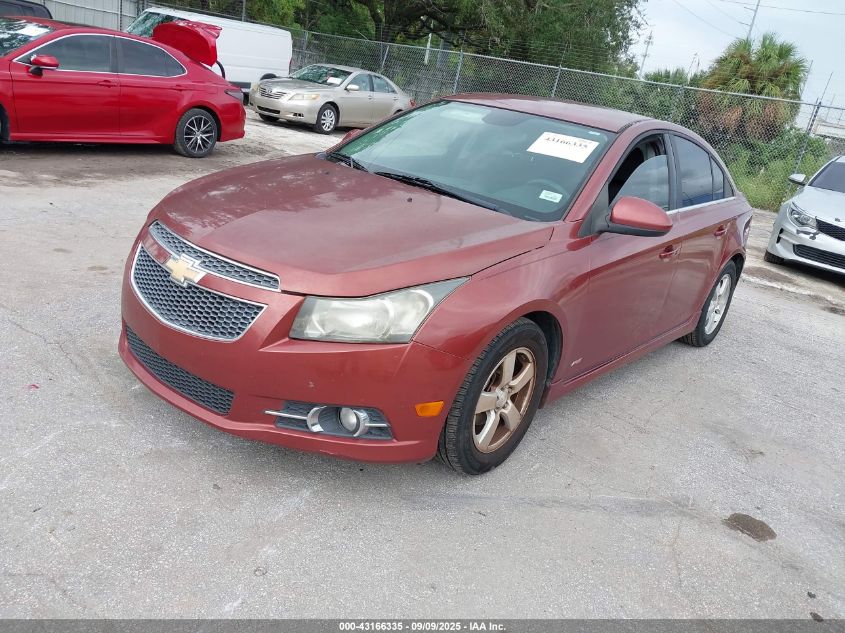 2012 Chevrolet Cruze 1Lt VIN: 1G1PF5SC9C7400452 Lot: 43166335