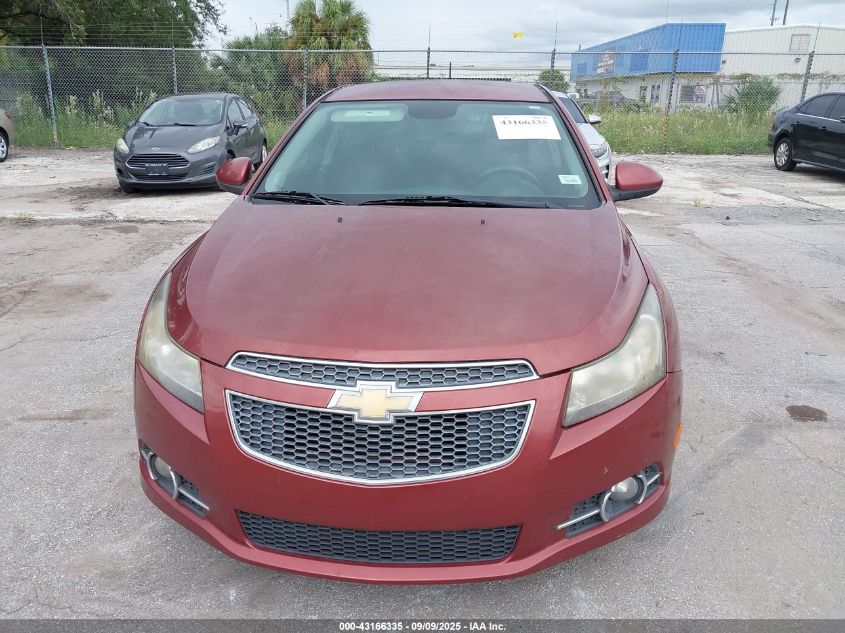 2012 Chevrolet Cruze 1Lt VIN: 1G1PF5SC9C7400452 Lot: 43166335