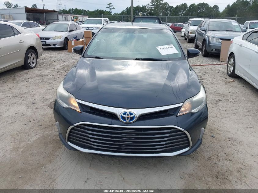 2016 Toyota Avalon Hybrid Xle VIN: 4T1BD1EB9GU055316 Lot: 43166340