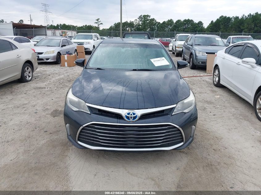 2016 Toyota Avalon Hybrid Xle VIN: 4T1BD1EB9GU055316 Lot: 43166340