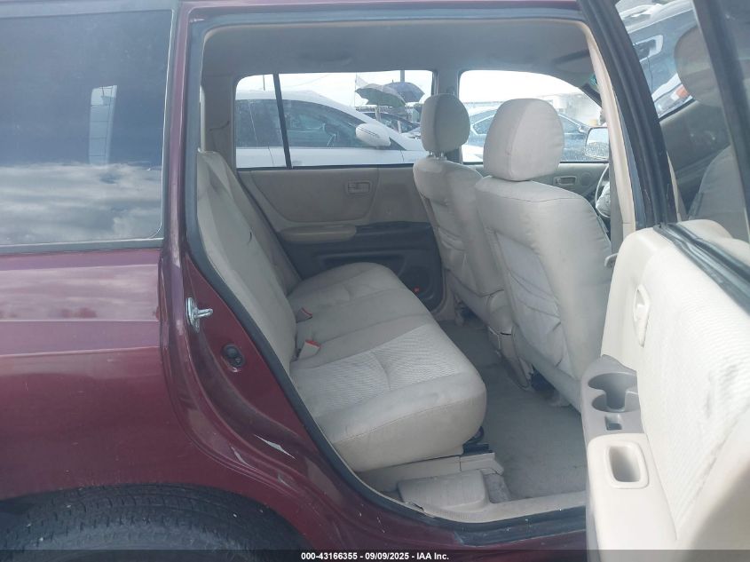 2005 Toyota Highlander V6 VIN: JTEEP21A550122859 Lot: 43166355