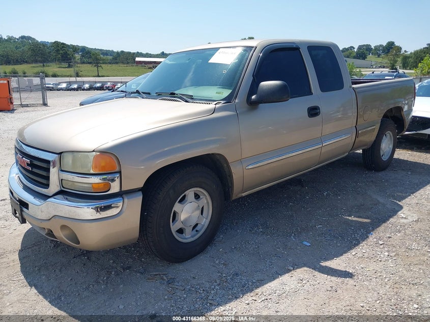 2004 GMC Sierra 1500 Sle gold truck gasoline 2GTEC19T441140840 photo #3