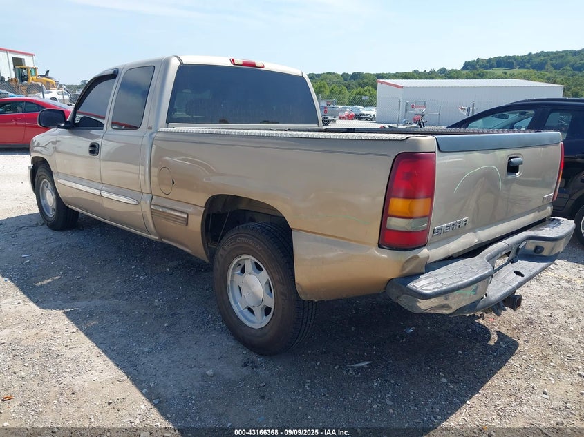 2004 GMC Sierra 1500 Sle gold truck gasoline 2GTEC19T441140840 photo #4