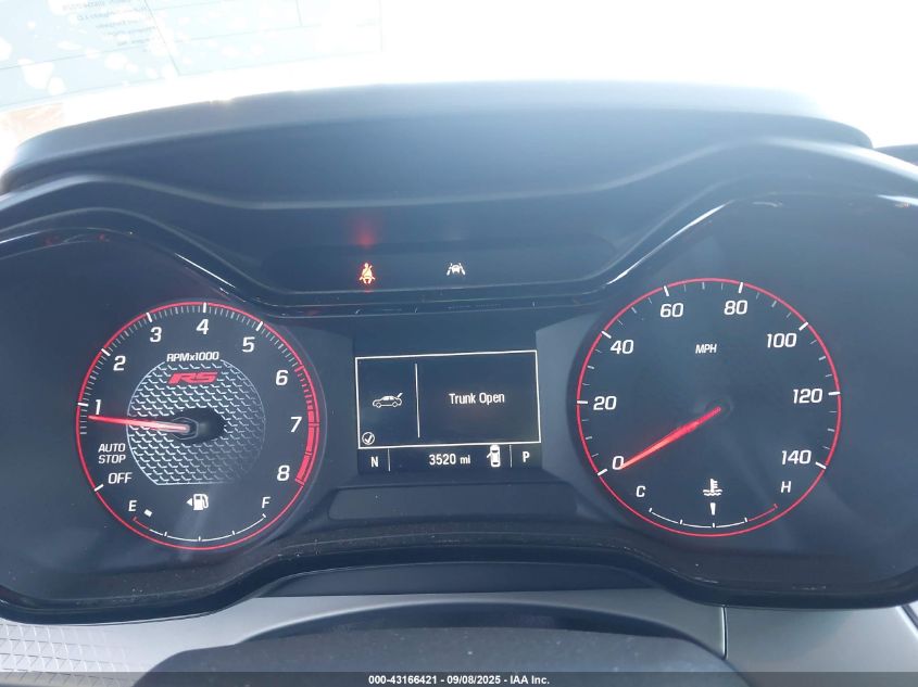 2025 Chevrolet Trax Fwd 1Rs VIN: KL77LGEP3SC172414 Lot: 43166421