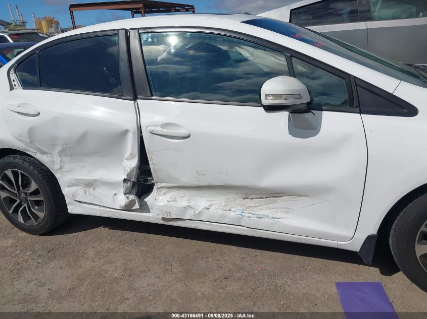 2013 Honda Civic Ex VIN: 19XFB2F81DE268047 Lot: 43166491