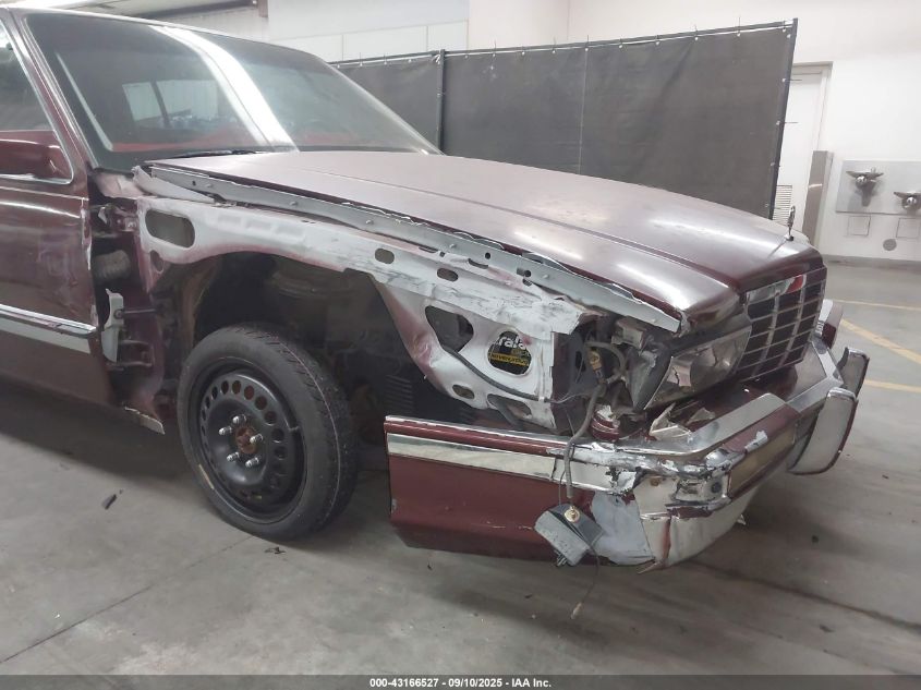 1992 Cadillac Deville VIN: 1G6CD53B3N4268538 Lot: 43166527