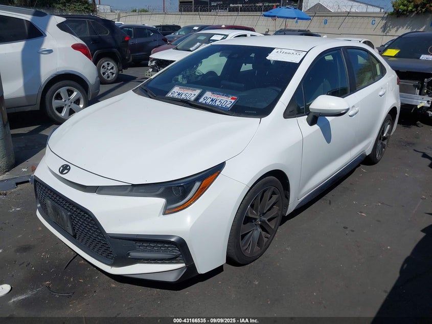 2022 TOYOTA COROLLA SE JTDS4MCEXN3512253