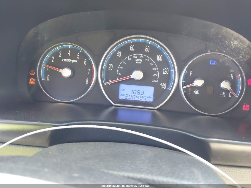 2009 Hyundai Santa Fe Gls VIN: 5NMSG73D99H276119 Lot: 43166540