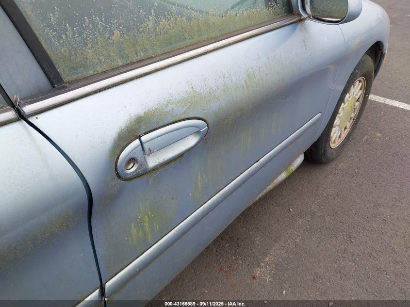 1998 Mercury Sable Gs/Ls VIN: 1MEFM50U8WG638056 Lot: 43166589