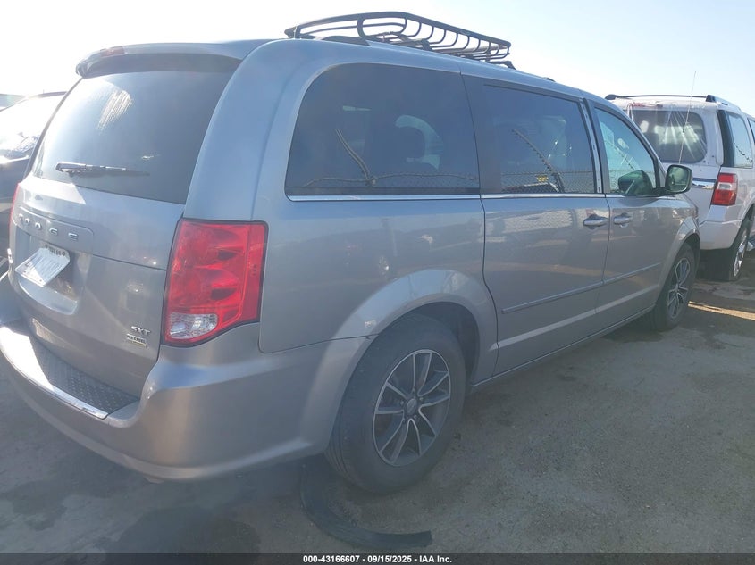 Vin: 2c4rdgcg9hr800181, lot: 43660977, dodge grand caravan sxt 20174