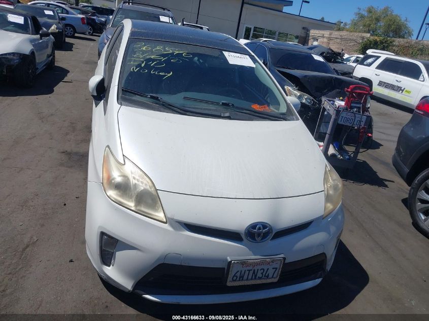 2012 Toyota Prius Three VIN: JTDKN3DUXC5448701 Lot: 43166633