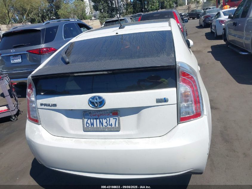 2012 Toyota Prius Three VIN: JTDKN3DUXC5448701 Lot: 43166633