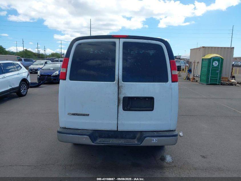 2018 Chevrolet Express 2500 Work Van VIN: 1GCWGBFG4J1174901 Lot: 43166667