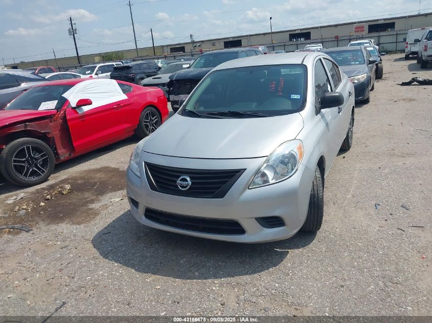 2014 Nissan Versa 1.6 S+ VIN: 3N1CN7AP3EL820136 Lot: 43166675