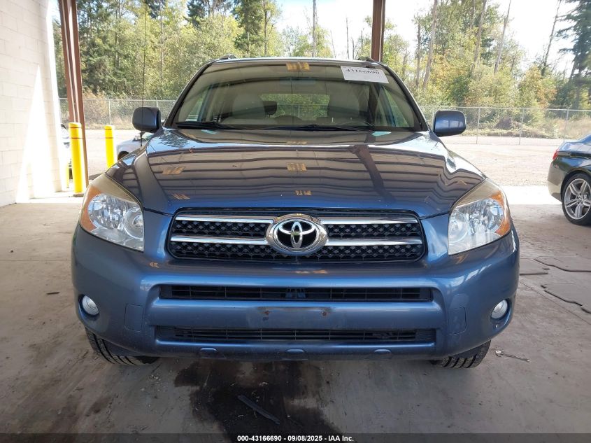 2008 Toyota Rav4 Limited VIN: JTMBD31V186078711 Lot: 43166690