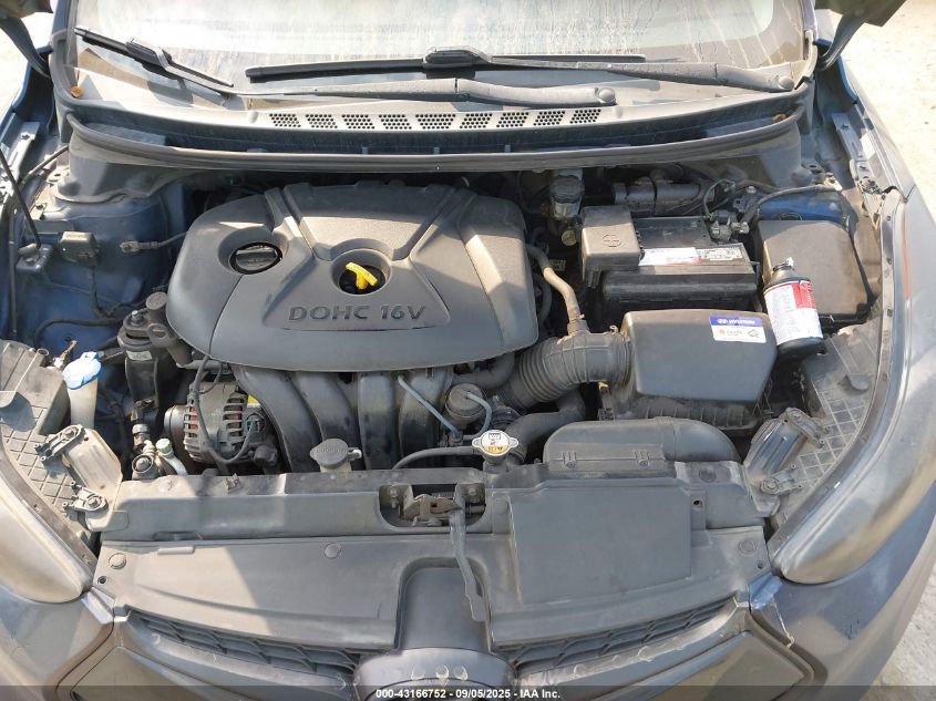 2013 Hyundai Elantra Se VIN: KMHDH6AE4DU002240 Lot: 43166752