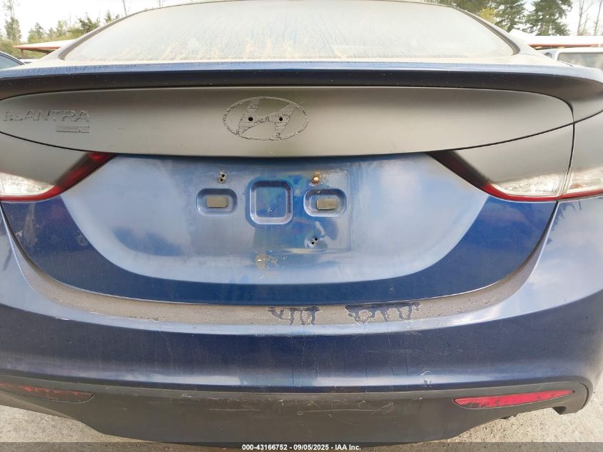 2013 Hyundai Elantra Se VIN: KMHDH6AE4DU002240 Lot: 43166752