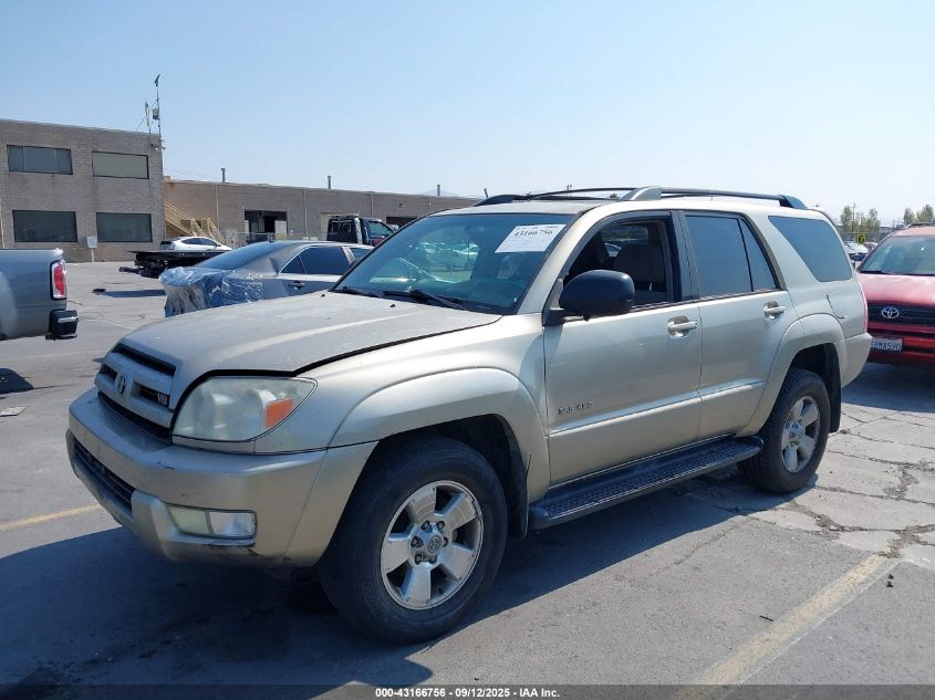 2003 Toyota 4Runner Sr5 V8 VIN: JTEBT14R738003459 Lot: 43166756