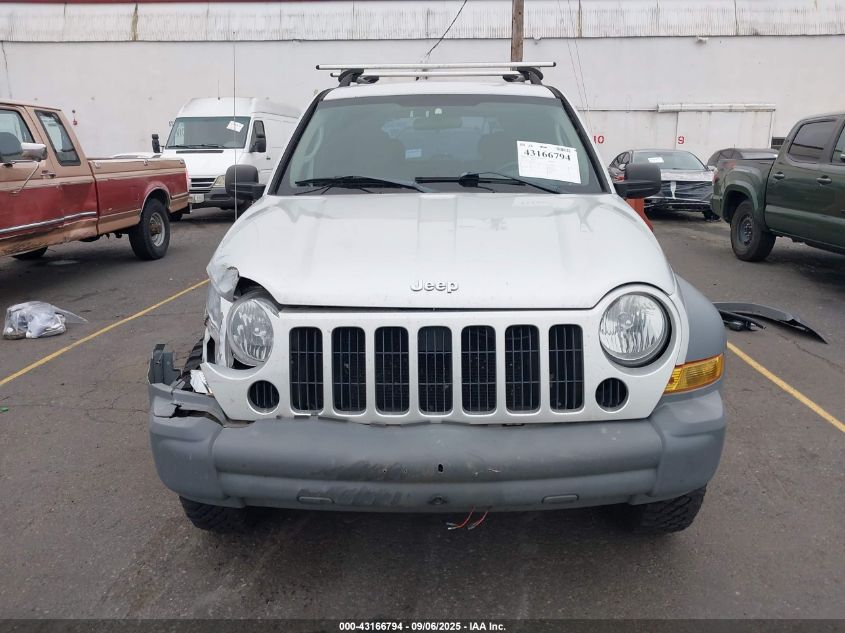 2005 Jeep Liberty Sport VIN: 1J4GL48K55W653523 Lot: 43166794