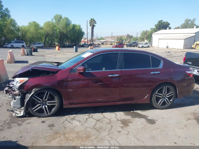 2017 Honda Accord Sport VIN: 1HGCR2F50HA143457 Lot: 43166850