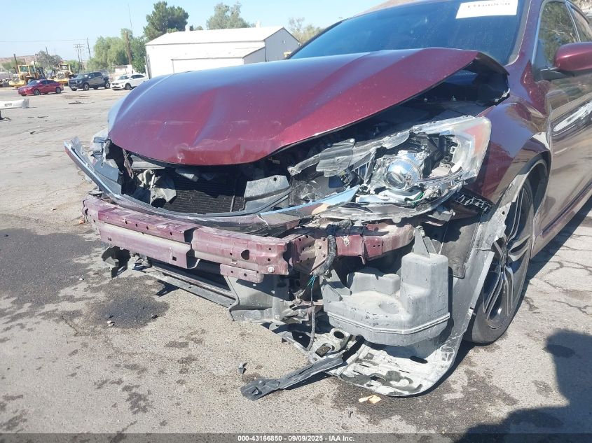 2017 Honda Accord Sport VIN: 1HGCR2F50HA143457 Lot: 43166850