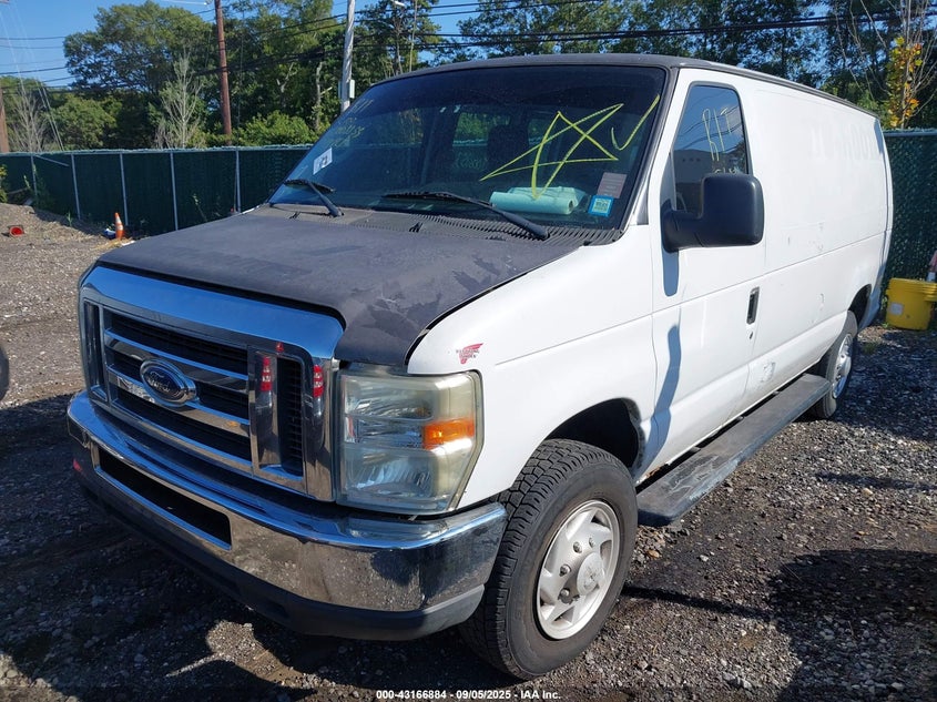2009 Ford E-250 Commercial/Recreational white van gasoline 1FTNE24W09DA48685 photo #3