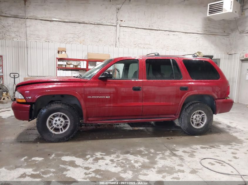 1998 Dodge Durango Slt VIN: 1B4HS28Y2WF102468 Lot: 43166914