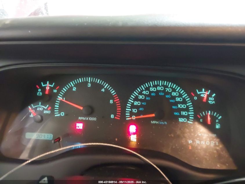 1998 Dodge Durango Slt VIN: 1B4HS28Y2WF102468 Lot: 43166914